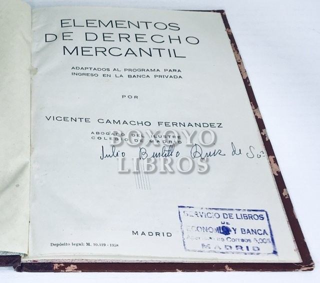 Elementos de derecho mercantil