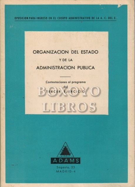 Organización del Estado y de la Acción Pública