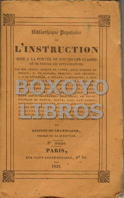 Chronologie ou dates des événemens les plus remarquables