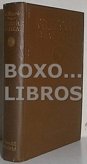 Filosofía crítica