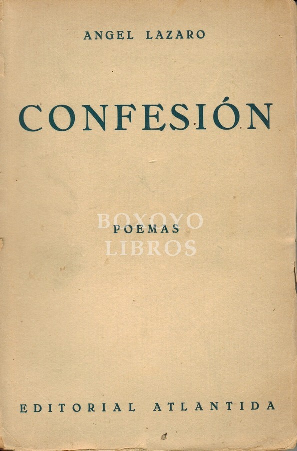 Confesión. Poemas