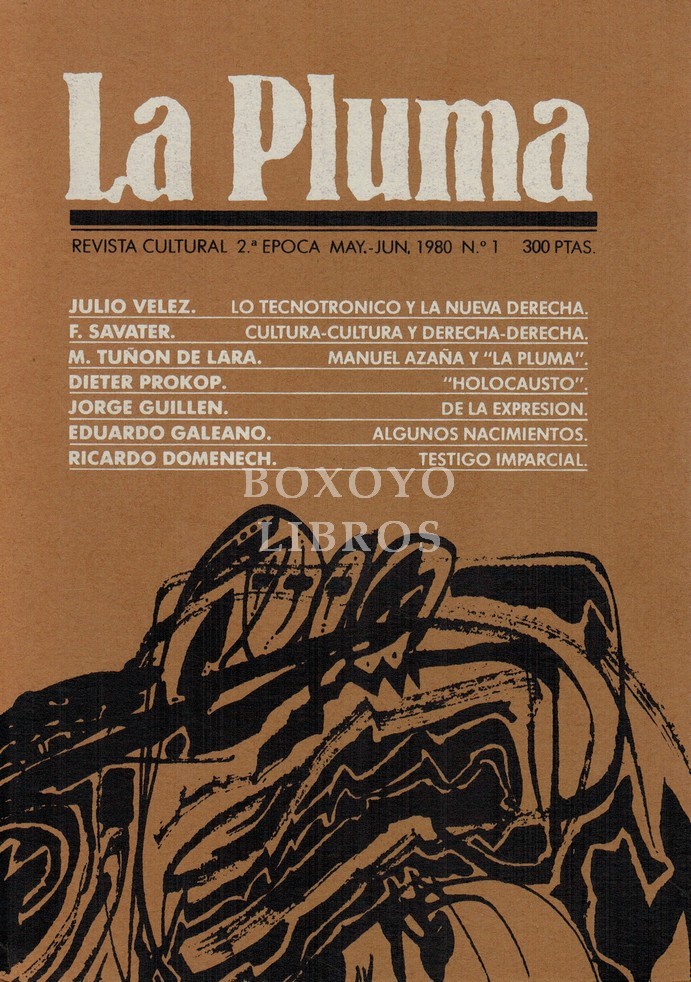La pluma. Revista cultural. 2ª época May-Jun 1980 Nº 1
