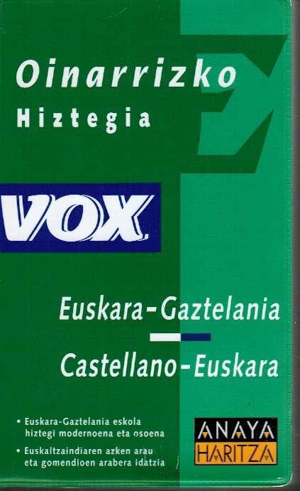 Oinarrizko hiztegia. Euskara-Gaztelania. Castellano-Euskara