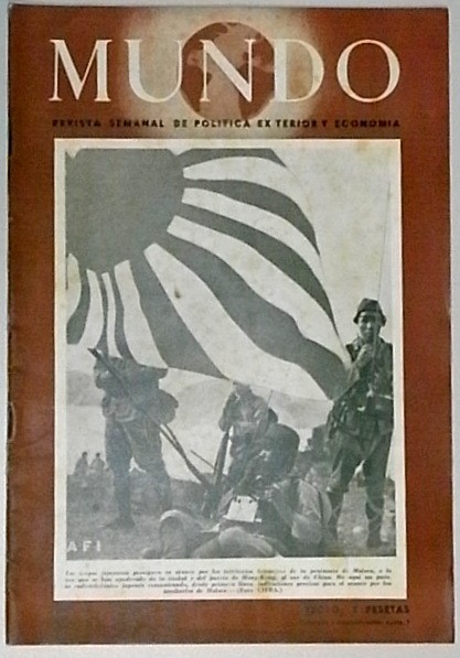 Mundo. Revista semanal de política exterior y economía. Año II. Número 86. Madrid, 28 de diciembre de 1941
