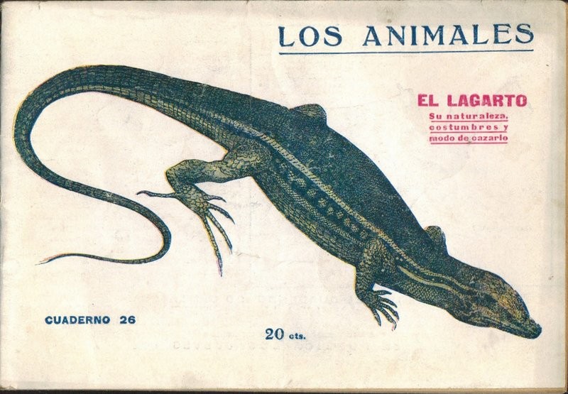 El lagarto. Su naturaleza, costumbres y modo de cazarlo