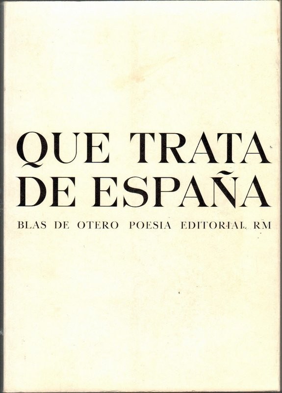 Que trata de España