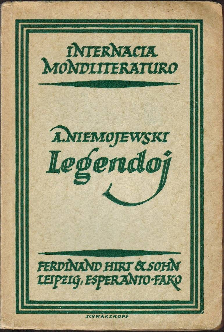 Legendoj. Kun permeso de la autoro el la pola originalo tradukis Bronislaw Kuhl. Kun antauparolo de Antoni Grabowski
