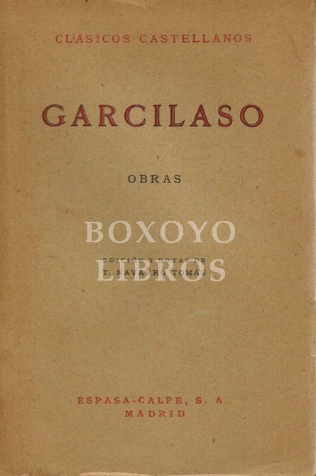 Obras  Edición y notas de T. Navarro Tomás