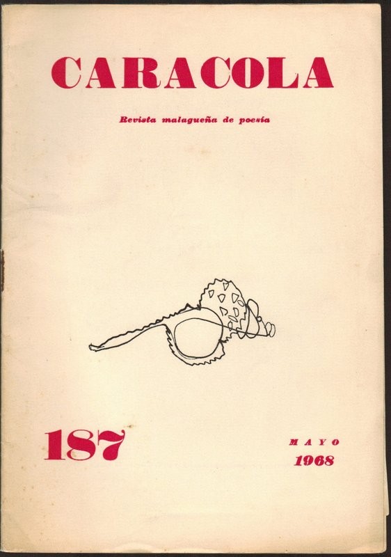 Caracola. Revista malagueña de poesía. Núm. 187 (Mayo, 1968)