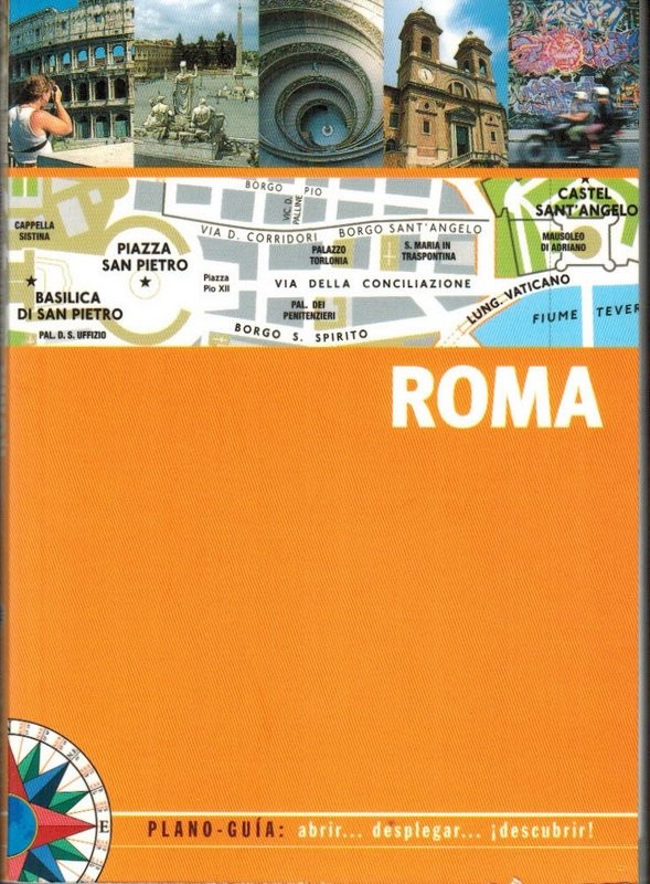 Roma. Plano-guía: abrir...desplegar...¡descubrir!