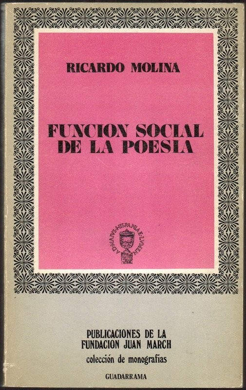 Función social de la poesía