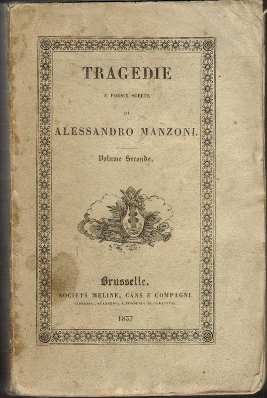 Tragedie e poesíe scelte. Volumen Secundo