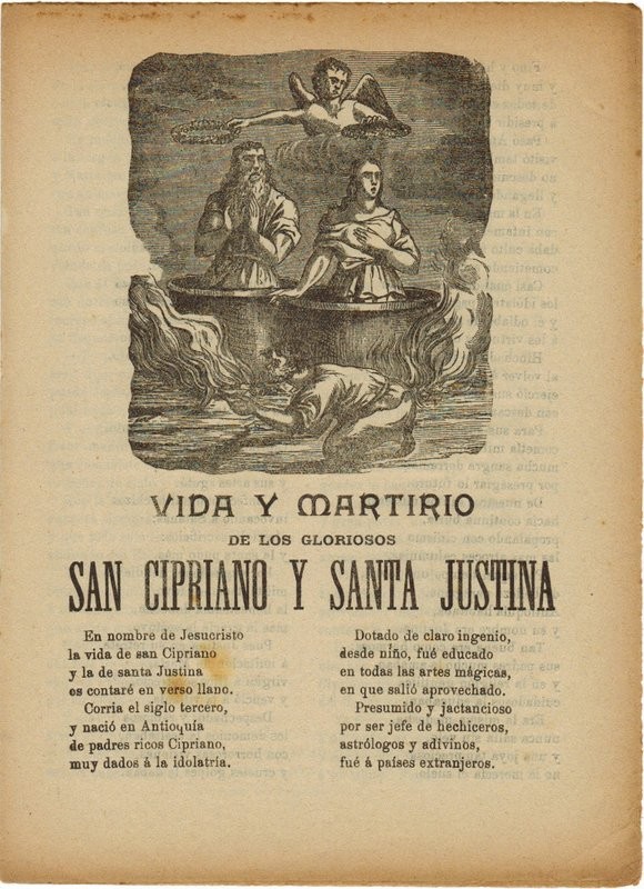 Vida y Martirio de los Gloriosos San Cipriano y Santa Justina