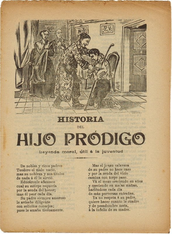 Historia del Hijo Pródigo. Leyenda moral, útil a la juventud