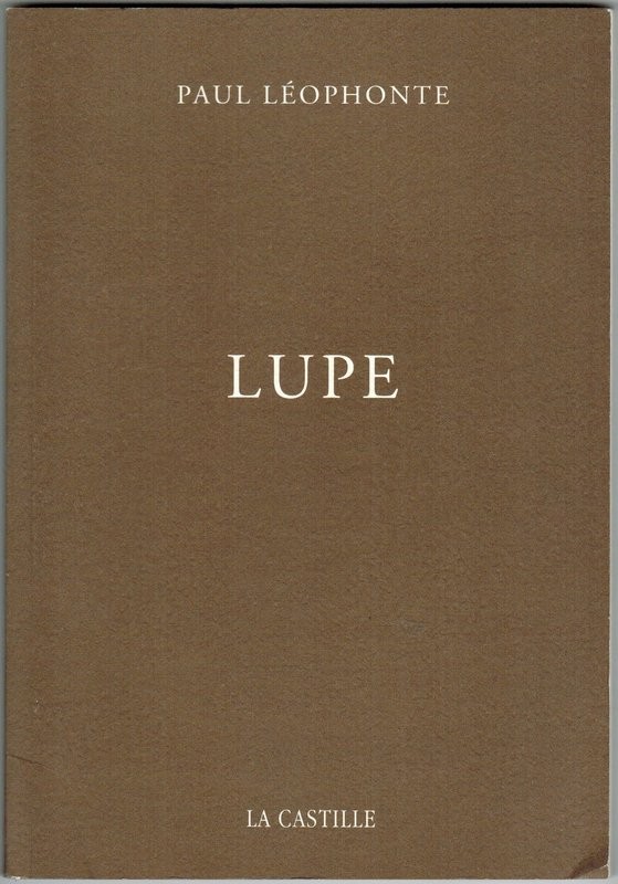 Lupe. Illustrations: Joan Jordá. Lettre postface de Augusto Roa Bastos