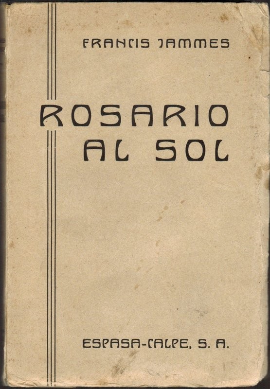 Rosario al sol. Traducción del francés de Magda Donato