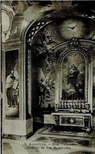3. Aranjuez.- Real Palacio: Oratorio de Sus Majestades. Sin circular