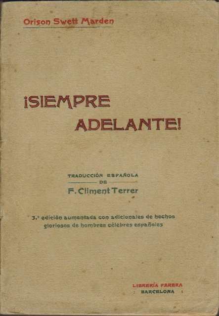 ¡Siempre adelante!. Traducción española de F. Climent Terrer