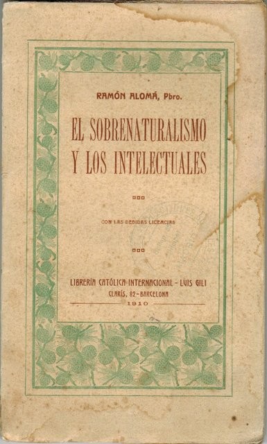 El sobrenaturalismo y los intelectuales