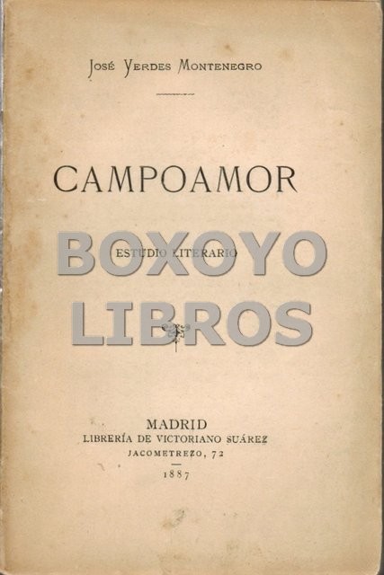 Campoamor. Estudio literario