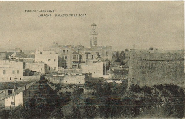 Tarjeta Postal. Edición 'Casa Goya'. Larache. Palacio de la zona