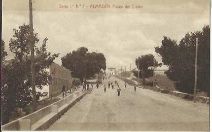 Serie 1ª. Nº 7 - ALMADÉN. Paseo del Cristo. Sin Circular