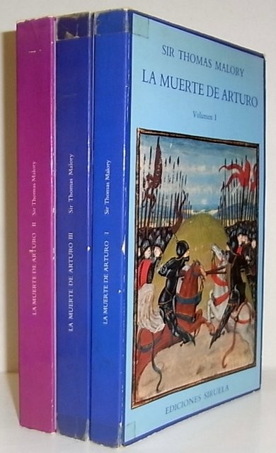 La muerte de Arturo. Vols. I-II-III. Traducción de Francisco Torres Oliver