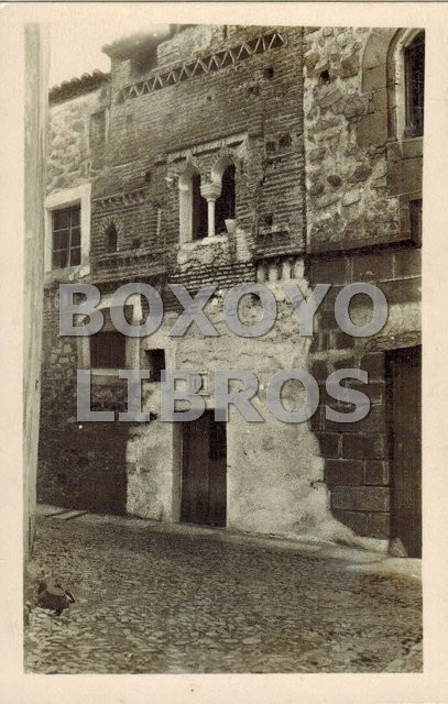 Tarjeta postal. Cáceres. Casita muzárabe. Edic. Blasco