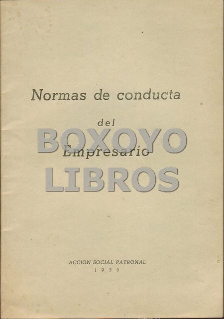 Normas de conducta del empresario