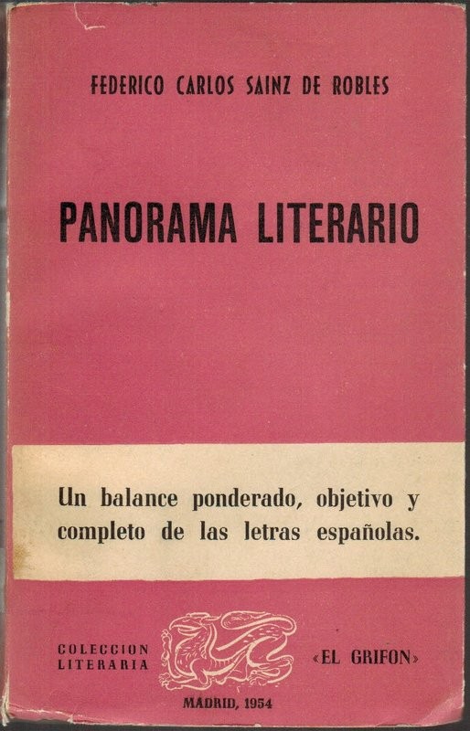 Panorama literario (al margen de los libros: notas y comentarios)