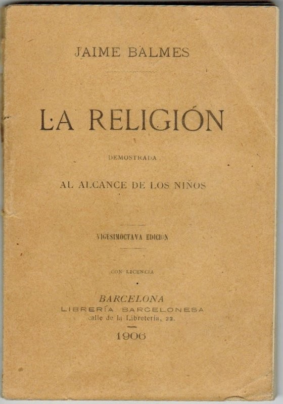 La religion demostrada al alcance de los niños