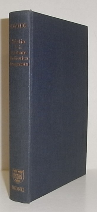 P. Ovidi Nasonis. Tristium Libri Quinque ibis ex Ponto Libri Quattuor Halieutica Fragmenta. Recognovit brevique adnotatione critica instruxit S.G. Owen