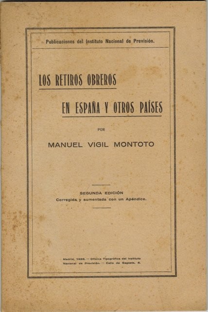 Los retiros obreros en España y otros países
