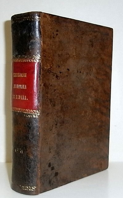 Legislación Marítima de España. Manual de Reales Órdenes de Generalidad para el gobierno de la Armada, publicado oficialmente bajo la inspeccion del Negociado de Legislacion de la Secretaria del Ministerio de Marina, por el Ordenador de Marina D.../ Año 1