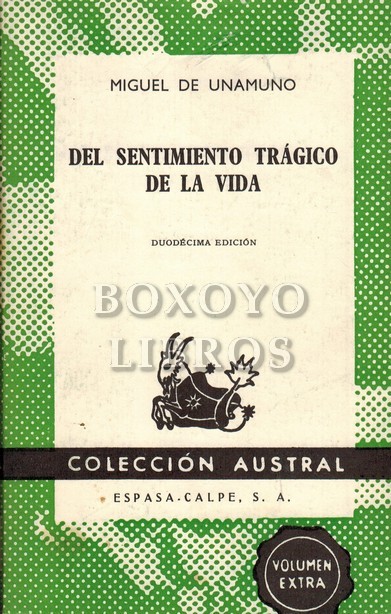 Del sentimiento trágico de la vida