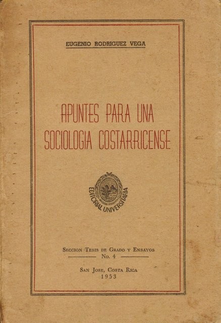 Apuntes para una sociología costarricense