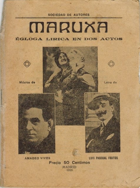 Maruxa. Égloga lírica en dos actos