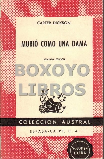Murió como una dama