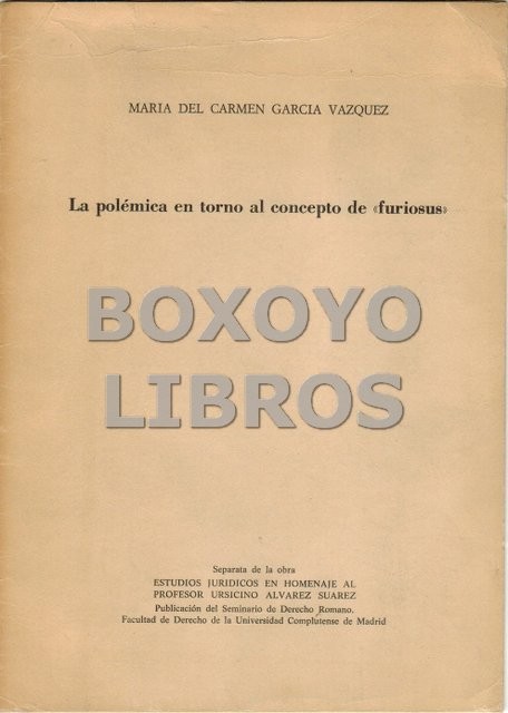 La polémica en torno al concepto de 'fusiosus'