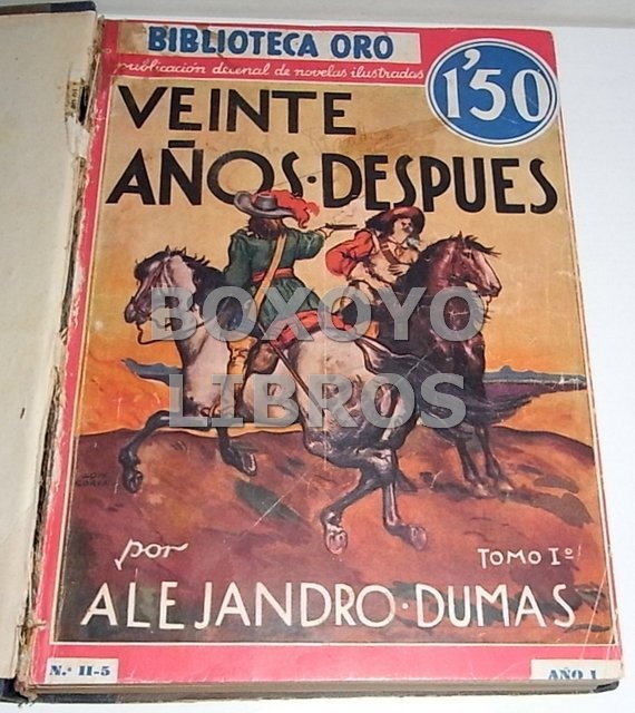 Veinte años después. Tomos I y II