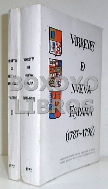 Los virreyes de Nueva España en el reinado de Carlos III. Tomos I y II. Dirección y estudio preliminar de.../.