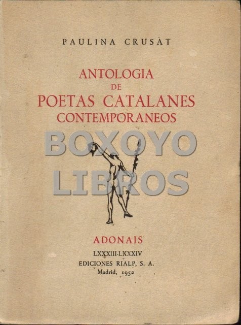 Antología de poetas catalanes contemporáneos