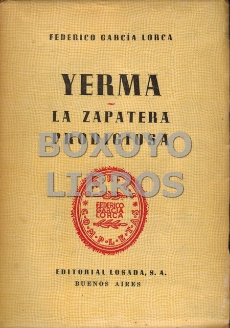 Obras completas III. Yerma. La zapatera prodigiosa