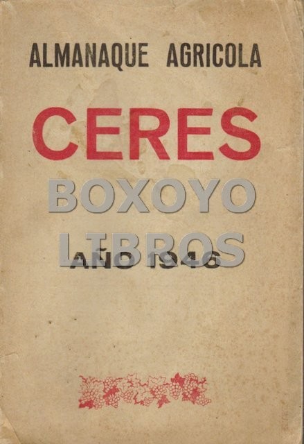 Almanaque agrícola Ceres