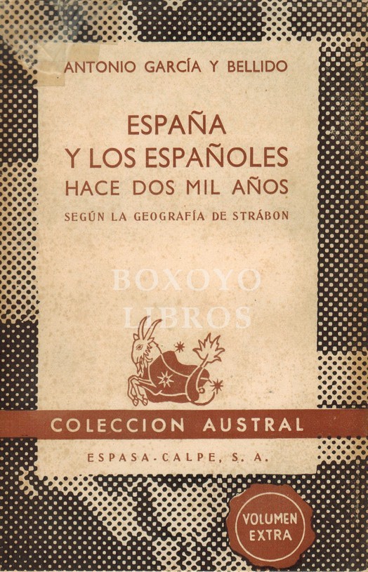 España y los españoles hace dos mil años (Según la Geografía de Strábon)
