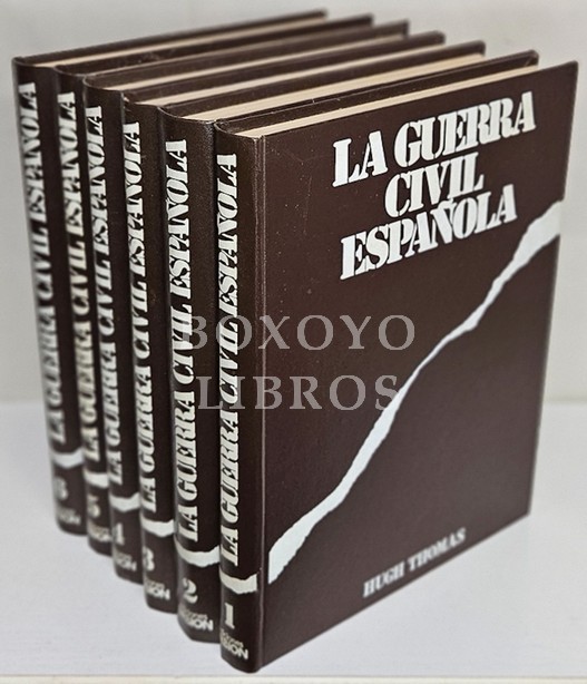 La guerra civil española. 6 tomos (12 libros). Obra completa