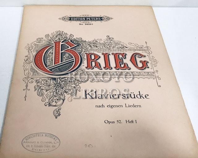Klavierstücke nach eigenen Liedern. Op. 52