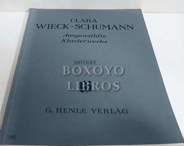 Ausgewählte Klavierwerke. Nach autographen, abschriften und den erstausgaben herausgegeben von Janina Klassen. Fingersatz von Hans-Martin Theopold