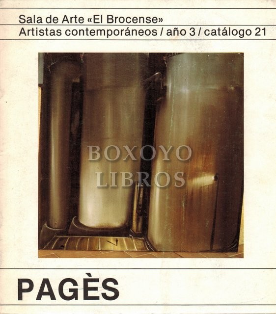 Sala de Arte 'El Brocense'. Artistas contemporáneos/ año 3/ catálogo 21. Pagès