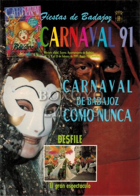 Fiestas de Badajoz. Carnaval 91. Carnaval de Badajoz como nunca